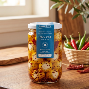 Goat Labneh with Chili 600g لبنة معزة مع حر