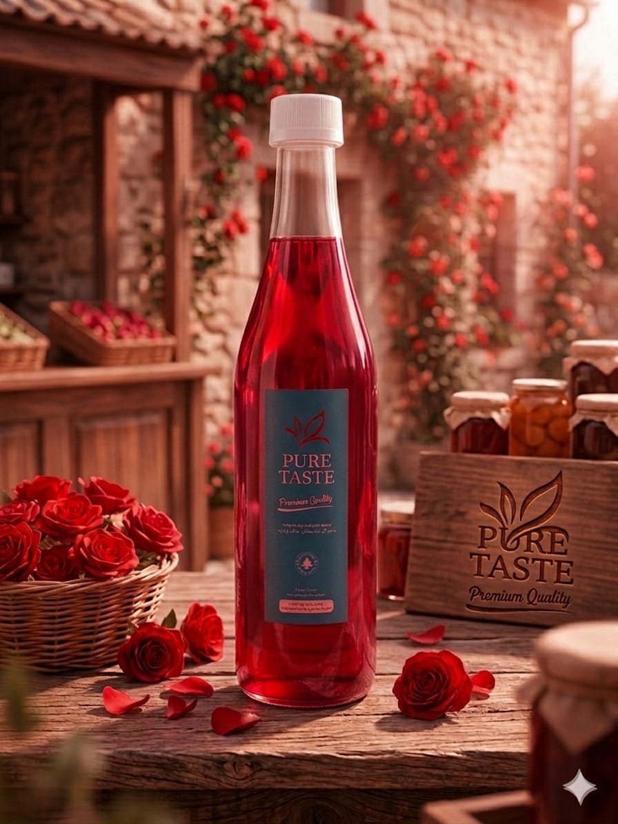 Rose syrup 500 ml شراب الورد