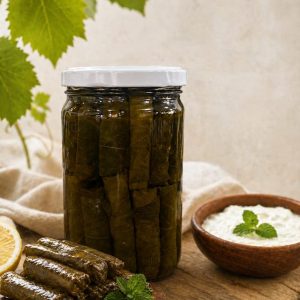 Warak 3enab mehche labneh 600g ورق عنب محشي لبنة