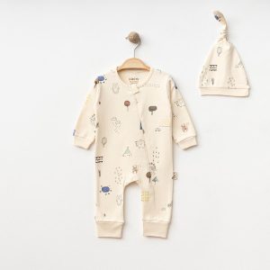 Dream Balloon Overall with Matching Hat