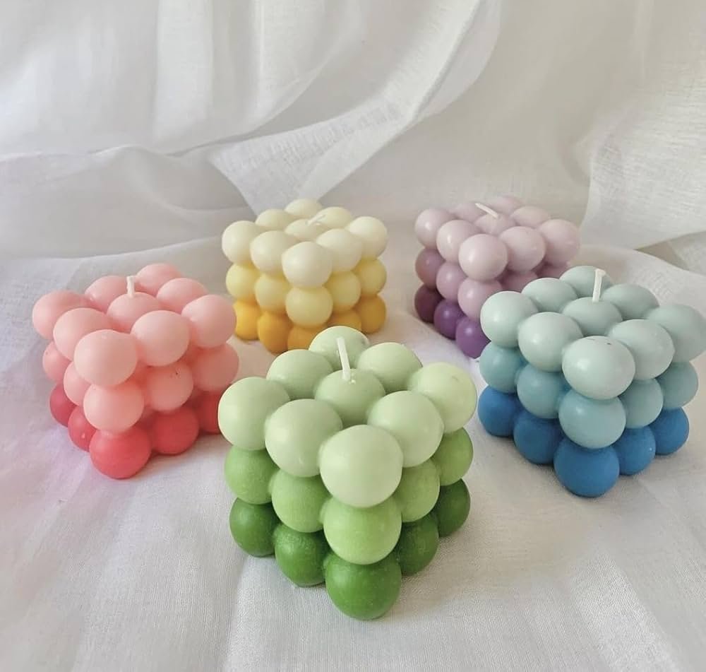Large Scented Bubble Candle
