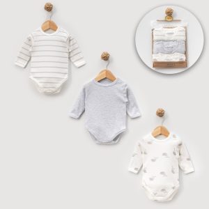 Triple Pack Baby Bodysuits