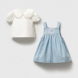 Blossom Denim Set
