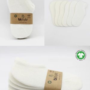 Pack of 6 Pairs of Basic White Socks