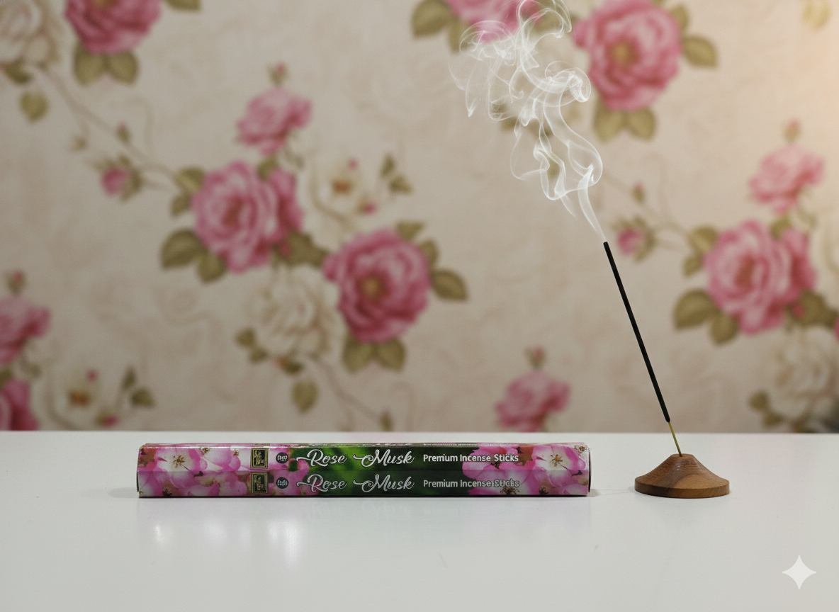 Rose Musk Premium Incense x20 Sticks