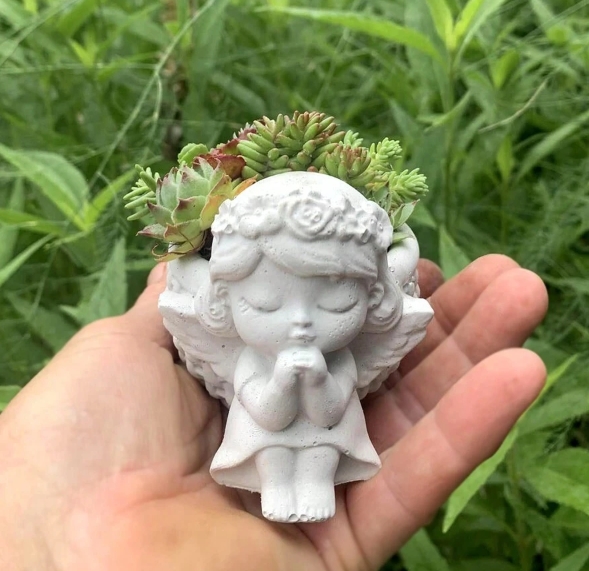 Angel Flower Pot - Image 3