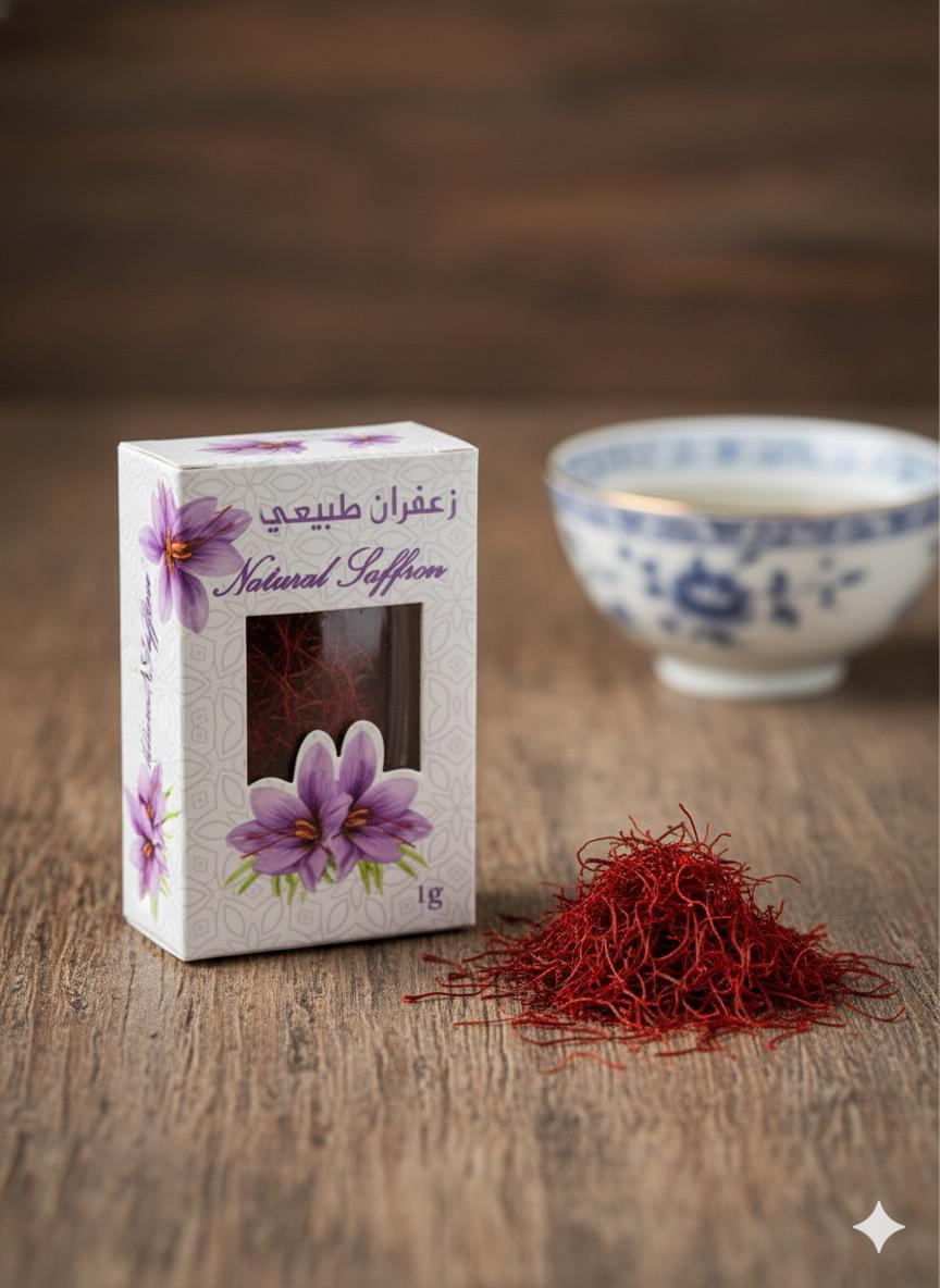 Natural saffron زعفران طبيعي