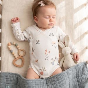 Sunny Garden Double Breasted Bodysuit