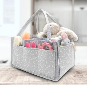 Grey Diaper Bag