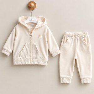 Cream Quilted Comfort Set