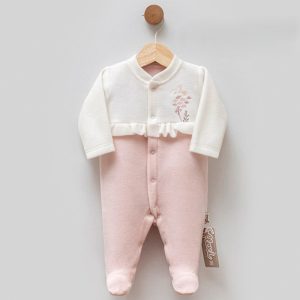 Rosé Ruffle Overall