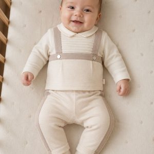 Pleated top and pants set