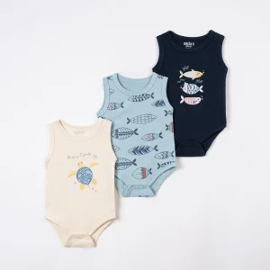 Ocean Tales Trio Bodysuits