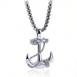 Mariner Anchor Pendant - Silver