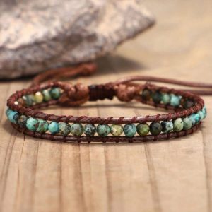 Terra Turquoise Wrap Bracelet