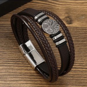 Arbor Leather Bracelet