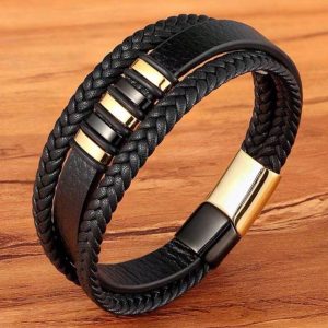 Metro Black & Gold Bracelet