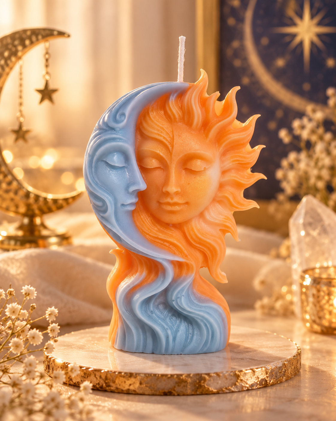Sun & Moon Embracing