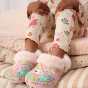 Pink Peppa Pig Cosy Lined Slipper Clogs