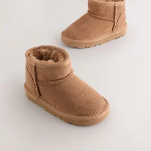 Tan Brown Water Repellent Suede Pull On