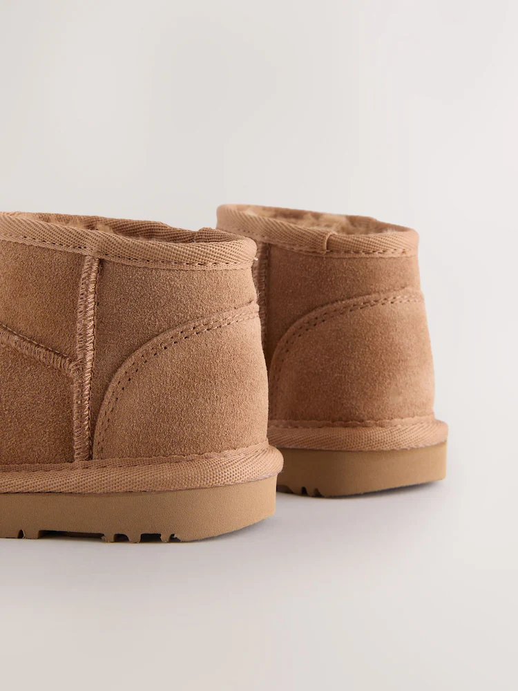 Tan Brown Water Repellent Suede Pull On - Image 7