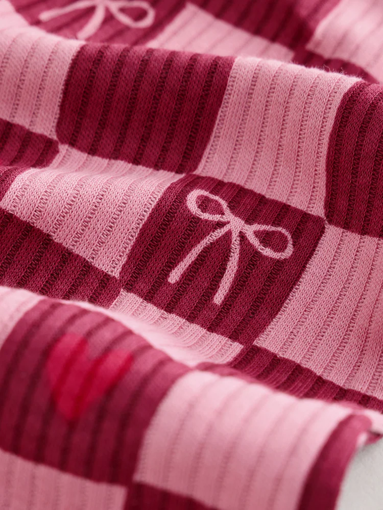 Berry Bow Two-Way Zip Baby Sleepsuits - Image 11
