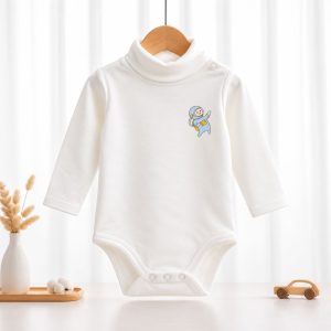 Just Kidding® Astronaut Print Turtleneck Baby Bodysuit