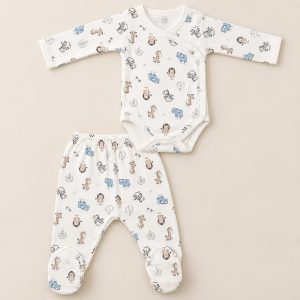 Safari Friends Bodysuit set