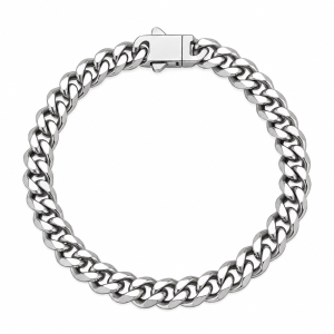 Axiom Curb Chain Bracelet - Silver